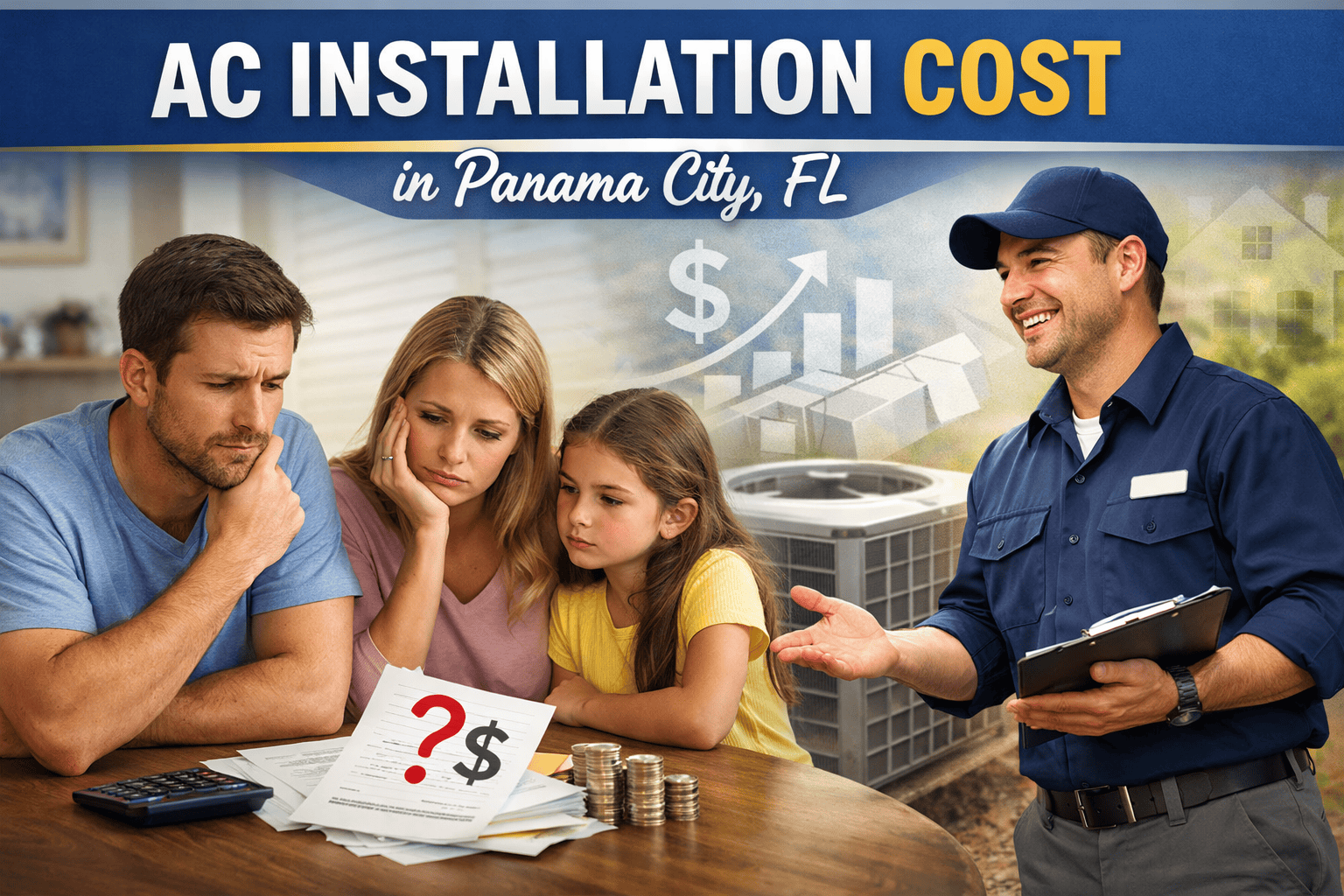 AC Installation Cost in Panama City, FL