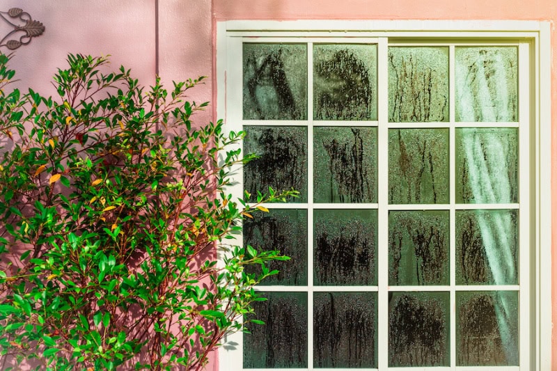 Why Is a Home Dehumidifier Important? Condensation on a window.